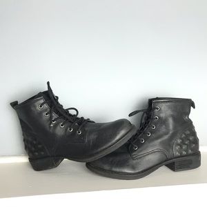 Sam Edelman combat leather boots
